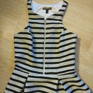 Express striped dress